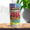 Hippie Custom Tumbler Stop Expecting Normal From Us Bestie Personalized Gift - PERSONAL84