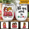 Hippie Custom Wine Tumbler All We Need Is Personalized Gift - PERSONAL84