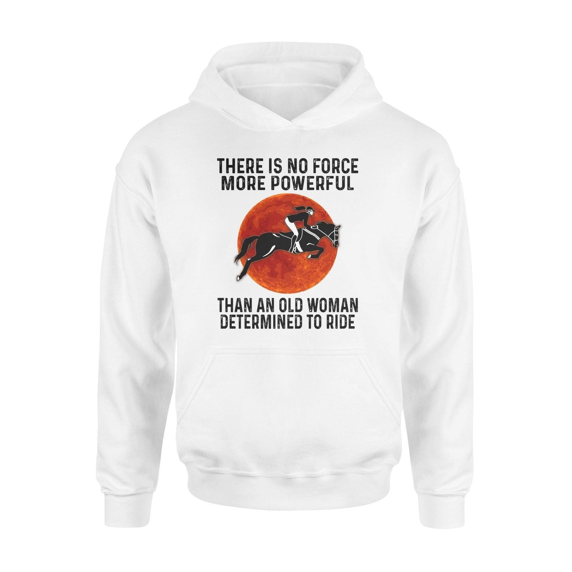 Horse An Old Woman Determined To Ride - Standard Hoodie - PERSONAL84