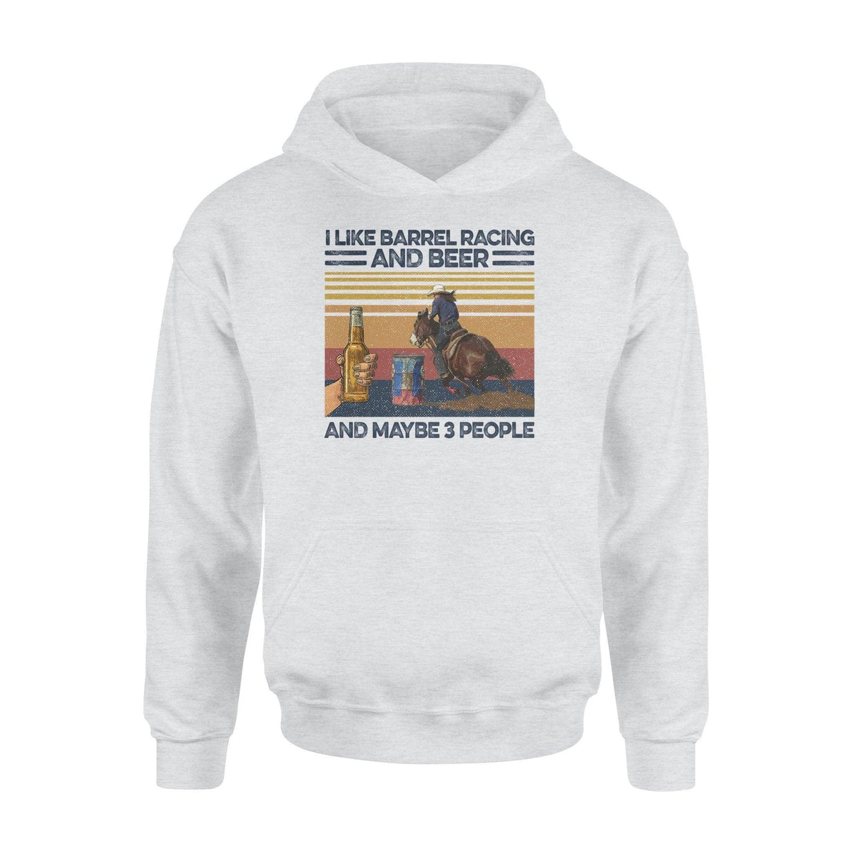 Horse Barrel Racing All I Care About Is Barrel Racing - Standard Hoodie - PERSONAL84