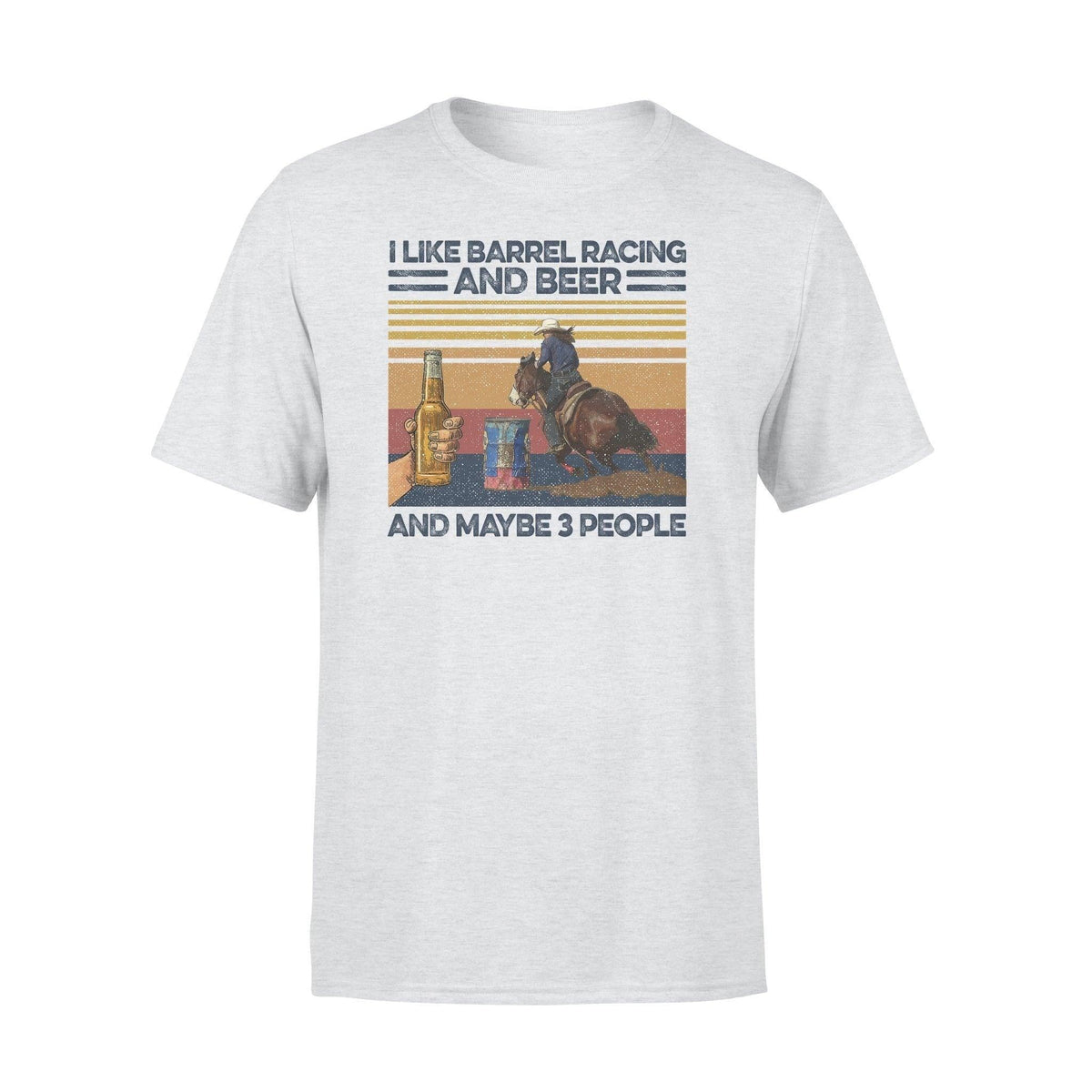 Horse Barrel Racing All I Care About Is Barrel Racing - Standard T-shirt - PERSONAL84