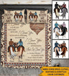 Horse Cowboy Couple Custom Bedding Set I Choose You Personalized Gift - PERSONAL84