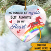 Horse Custom Memorial Ornament Wish The Rainbow Bridge Had Visiting Hours Personalized Memorial Gift - PERSONAL84