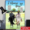 Horse Custom Poster I Choose You Couple Valentine&#39;s Day Personalized Gift - PERSONAL84
