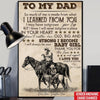 Horse Custom Poster So Much Of Me Made From You Father&#39;s Day Personalized Gift - PERSONAL84