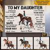 Horse Custom Poster To My Daughter Personalized Gift - PERSONAL84