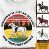 Horse Custom T Shirt Assuming I&#39;m Just An Old Lady Was Your First Mistake Personalized Gift - PERSONAL84