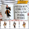 Horse Mug Personalized Names I May Look Like I&#39;m Listening To You - PERSONAL84