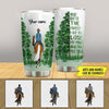 Horse Tumbler Personalized Names Horse And Into The Forest I Go To Lose My Mind And Find My Soul Personalized Gift - PERSONAL84