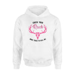 Hunting, Breast Cancer Check Your Rack - Standard Hoodie - PERSONAL84