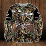 Hunting Couple Custom All Over Print Shirt From Our First Kiss Till Out Last Breath Personalized Gift - PERSONAL84