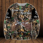 Hunting Couple Custom All Over Print Shirt From Our First Kiss Till Out Last Breath Personalized Gift - PERSONAL84