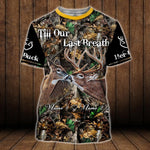 Hunting Couple Custom All Over Print Shirt From Our First Kiss Till Out Last Breath Personalized Gift - PERSONAL84