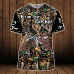 Hunting Couple Custom All Over Print Shirt From Our First Kiss Till Out Last Breath Personalized Gift - PERSONAL84