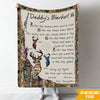 Hunting Custom Blanket For The Times You Want To Hunt Best Buckin Dad Personalized Gift - PERSONAL84