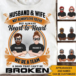 Husband And Wife Custom Shirt A Bond That Can't Be Broken - PERSONAL84