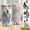 Husband To My Queen Custom Tumbler Straighten Your Crown Personalized Gift - PERSONAL84