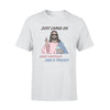 Jesus Covid Just Livin On Hand Sanitizer And A Prayer - Standard T-shirt - PERSONAL84