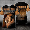 Jesus Custom T Shirt Man Of God Husband Dad Grandpa Personalized Gift - PERSONAL84