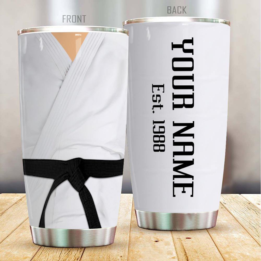 Karate Custom Tumbler Karate Uniform Personalized Gift - PERSONAL84