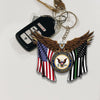Veteran Custom Keychain Proudly Served Personalized Gift