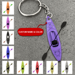 Kayak Custom Keychain Kayak Lovers Personalized Gift