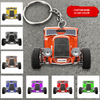 Hot Rod Custom Keychain Hot Rod Lovers Personalized Gift