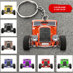 Hot Rod Custom Keychain Hot Rod Lovers Personalized Gift