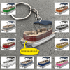 Pontoon Boat Custom Keychain Pontoon Lovers Personalized Gift