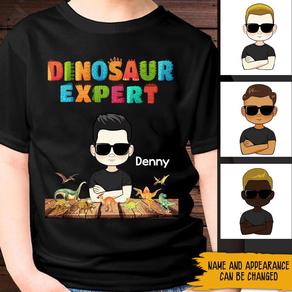 Kid Custom Shirt Dinosaur Expert Personalized Gift - PERSONAL84