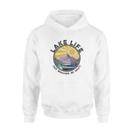 Lake Boat Lake Life Cuz Beaches Be Salty- Standard Hoodie - PERSONAL84
