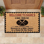 Lake House Custom Doormat Welcome To The Lake House - PERSONAL84