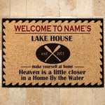 Lake House Custom Doormat Welcome To The Lake House - PERSONAL84