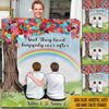 LGBT Custom Blanket Gay Couple And They Lived Happily Ever After Personalized Gift - PERSONAL84