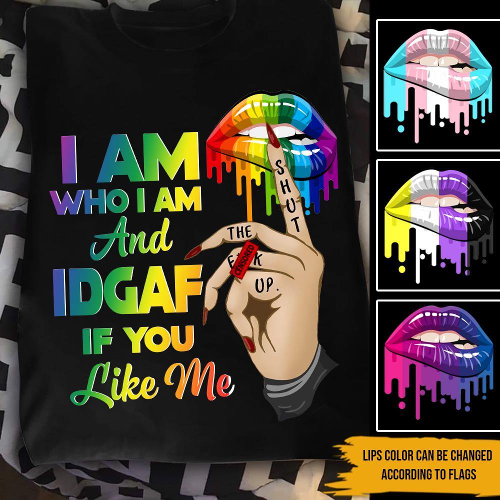 LGBT Custom Pride T Shirt Shut The F*ck Up Personalized Gift - PERSONAL84