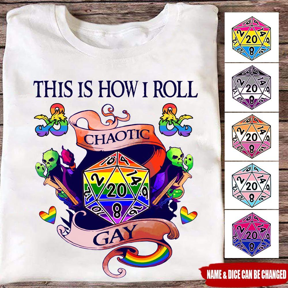 LGBT Custom Pride T Shirt This Is How I Roll Personalized Gift - PERSONAL84