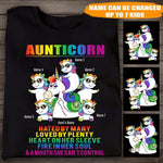 LGBT Custom T Shirt Aunticorn Personalized Gift - PERSONAL84