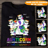 LGBT Custom T Shirt Like A Normal Aunt Only More Awesome Personalized Gift - PERSONAL84