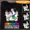 LGBT Custom T Shirt The Woman The Myth The Bad Influence Personalized Gift - PERSONAL84