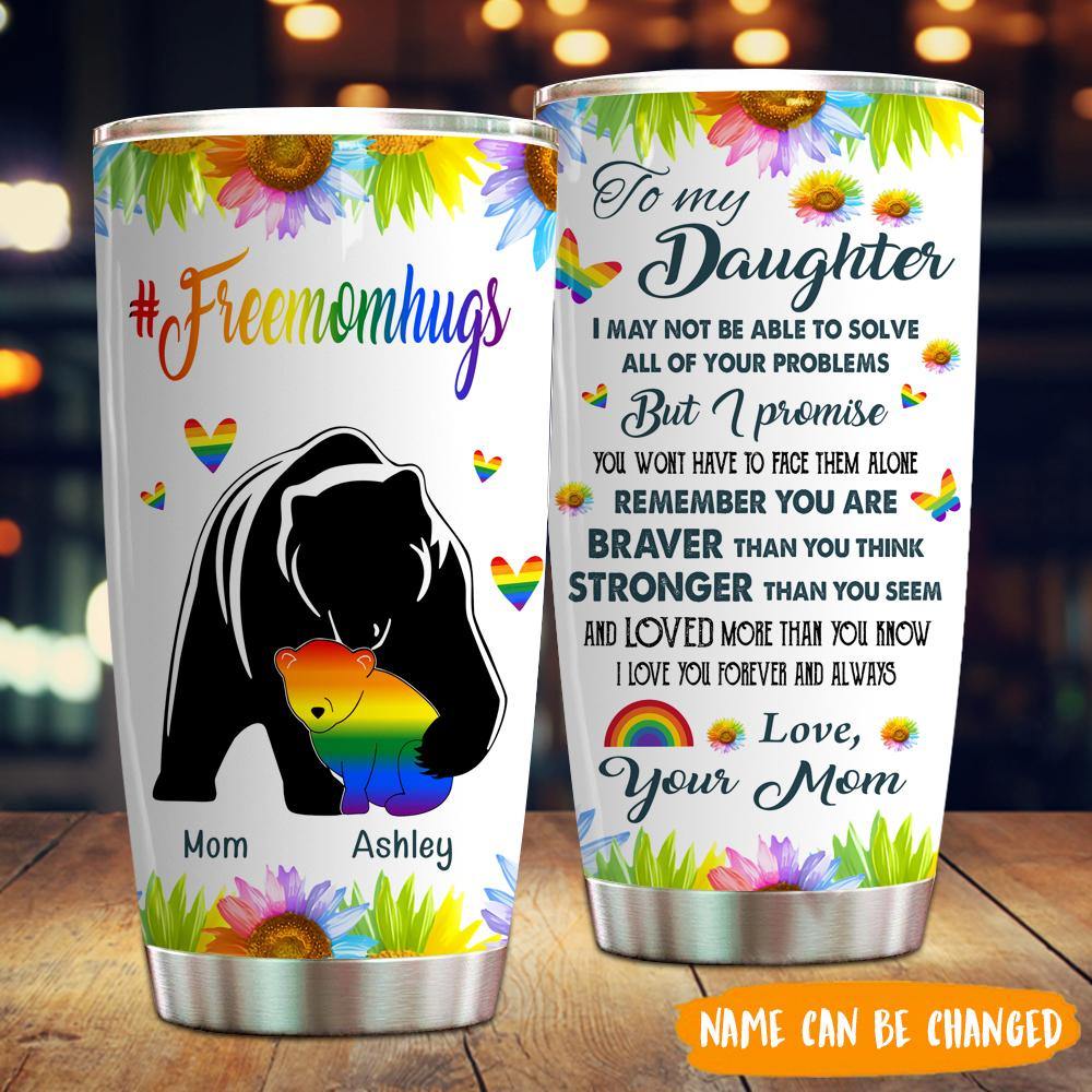 LGBT Custom Tumbler I Promise You Won't Have To Face Them Alone Personalized Gift - PERSONAL84