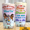 LGBT Custom Tumbler Why Fit In When You Were Born To Stand Out Personalized Gift - PERSONAL84