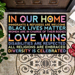 LGBT Doormat In Our Home Love Wins Gift - PERSONAL84