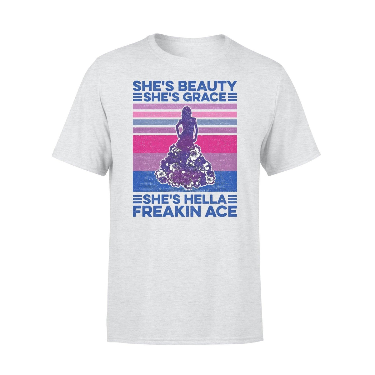 LGBT She's Hella Freaking Ace - Standard T-shirt - PERSONAL84