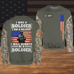 Veteran Custom All Over Printed Shirt I Am A Veteran Personalized Gift