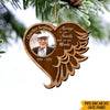 Memorial Christmas Custom 2 Layered Wooden Ornament Always In Our Hearts And On Our Minds Personalized Gift - PERSONAL84