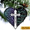 Memorial Custom Ornament A Big Piece Of My Heart Lives In Heaven And Watches Over This Home Personalized Gift - PERSONAL84