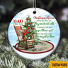 Memorial Custom Ornament Christmas In Heaven Leave Them A Seat Personalized Chistmas Gift - PERSONAL84