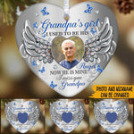 Memorial Custom Ornament I Used To Be His Angel Now He Is Mine Personalized Gift - PERSONAL84