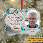 Memorial Custom Ornament My Souls Know You Are At Peace I Miss You Personalized Gift - PERSONAL84