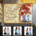 Memorial Family Custom Poster Your Wings Were Ready But My Heart Was Not Personalized Gift - PERSONAL84